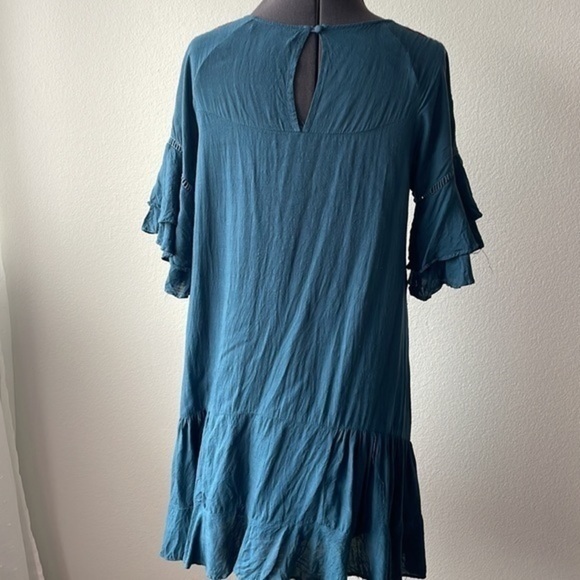 Francesca’s dress Collection miami small turquoise bohemian peasant dre… - Picture 6 of 7